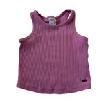 ZARA  Purple/Pink Solid Ribbed Tank Top Women's Size 8-9 | 13-12 Photo 0