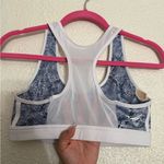 Roberto Cavalli  White and Blue snake Patterned Sports Bra size medium Photo 3