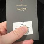 House Of CB  Camille Black Silk Cutout Mini Dress Size M Party/Cocktail Photo 3