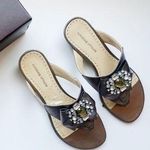 Adrienne Vittadini  • Vanity Gemstone Sandals Mini Wedge Photo 0