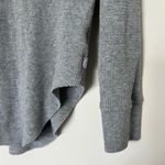 Aritzia TNA Gray Waffle Knit Thermal Long Sleeve Shirt Photo 2