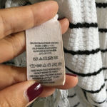 Free People ‎ Slouchy Striped Fringe Top Tunic Sz M Photo 3