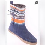 Wrap Boots. Toms Wrap Boots. Blue/ colorful W8.5 Comfy lightweight bootie Photo 1
