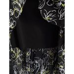 C&C California JKLA California Floral Chiffon Maxi Skirt Ruffle A-line Size S Black/Yellow Photo 2