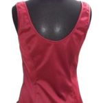 Cache Sheer Lace Outer Lot 2 Satin Cami Top Jacket Self Belt $158 Scarlett Red Photo 7