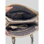 Rosani Cream Faux Leather Structured Satchel Tote Handbag Purse 10" x 13" x 5 " Tan Photo 9