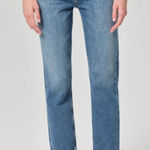 AGOLDE High Rise Straight Crop Riley Jeans Size 25 Photo 0