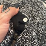 Lululemon  Wunder Under High Rise 1/2 Tight in size 2 Luon Crackle Black White Photo 5