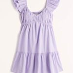 Abercrombie & Fitch Abercrombie Ruched Mini Dress Photo 1