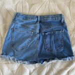 Two tone Jean Shorts Blue Size 24 Photo 1