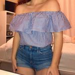 Forever 21 Off-shoulder Striped Bodysuit Photo 0