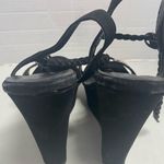 FOREVER Women’s Embroidered Floral Wedge Heels Multicolor Sz8.5 SEE DESCRIPTION Black Size 8.5 Photo 4