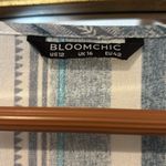 Bloomchic Blue & White Striped Top - Size 12 (L) Photo 3