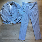 Banana Republic  Factory Women’s 2 Piece Blue Suit Ryan Dress Pants Size 2/2P Photo 0