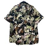 Sag Harbor  Sport Tropical Hawaiian Print Button Down Camp Shirt 1X Photo 4