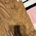 Vocal  Brown Fringe Vest Photo 1