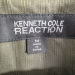 Reaction Kenneth Cole Kenneth Cole Reaction Coat‎ Womens Medium Olive Collared Belted Military Style Photo 2