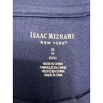 Isaac Mizrahi  Henley T-Shirt Long Sleeve 3 Button Navy Blue Women's XS NWT Photo 7