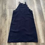 Cooperative Urban Outfitters  Navy Blue Mini Dress High Neck Scalloped Size XS Photo 8
