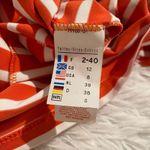 Saint James Tuckernuck Propriano Stripe Dress in Orange White Size 8 Photo 5