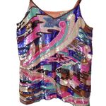 Vintage 100% Silk Y2K Babydoll Top Size XL Beaded Sequin Boho Fairy Festival Pink Size M Photo 1