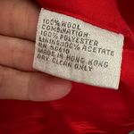 Nolan Miller Women’s Vintage Red Jacket Blazer 80s Long Sleeve Size 4 Photo 4