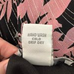 Dress Barn Floral Midi Skirt Size Small Pink Black Flounce Hem Boho Feminine Y2K Photo 8