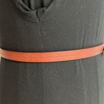 Classic Leather Thin Belt Brown Photo 2