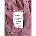 Sistes Italy Dusty Rose Metallic Detail Asymmetric Tunic Blouse Shirt Medium NEW Pink Photo 8