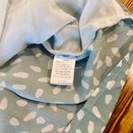 Main Strip  Light Green and White Patterned Blouse Photo 3