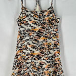 Calia Animal Print Performance Mini Dress Built Photo 0