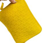 Michael Kors Yellow Neoprene Logo Embossed Adjustable Crossbody Shoulder Bag EUC Photo 5