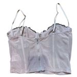 White Fox Boutique White Fox Floral Lace Bustier Corset Top Beige Black Size Small Photo 1