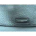 Rebecca Minkoff  Grey Pebbled Leather Shoulder‎ Bag Silver Hardware Photo 1