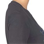 Desigual dark grey tee with LOVE DSGL trimmed in tiny crystals Medium VGUC Photo 4