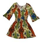Anthropologie Poema cinched waist retro style floral dress Photo 1