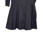 Tuckernuck Women Top Ribbed Nealy Corset Puff Sleeve Peplum Blouse Black XS NWT Photo 9