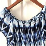 l*space L. blue and white tie-dye short sleeved romper Photo 5