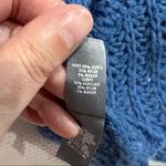 Aerie Blue Soft Loose Knit Open Cardigan Photo 7