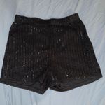 Black sequin shorts Photo 0