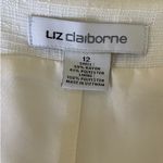 Liz Claiborne Women Shift Dress 12 Ivory Gold Tone Chain Waist Career Cocktail Photo 1