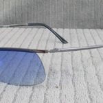 New Divine Eyewear Krista Chrome/Blue Gradient Sunglasses Women's NWT Photo 9