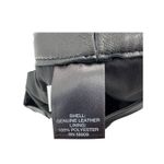 Gianni Bini Sasha Straight Leg High Rise Genuine Leather Pants Black Size 12 NWT Photo 6