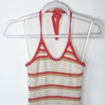 Freshman 1996 crochet knit halter midi dress Photo 1