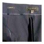 Talbots  Heritage Navy Jersey Knit Straight Leg Side Zip Dress Pants Size 10 Photo 3