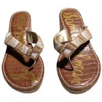Sam Edelman Rosa Tribal Beaded Cork Platform Toe Post Thong Sandals Sz 7.5 Photo 2
