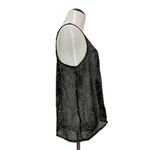 Urban Outfitters UO Staring at Stars Sheer Button Back Tank - Black - Medium Photo 1