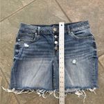 Maurice's Women’s Distressed Cutoff Button Fly Denim Shorts Size 10 Photo 3