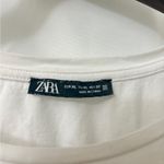 ZARA  White T-Shirt Photo 5