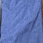 Talbots A-Line Skirt Women's Eyelet Royal Blue Size 16 NWT cotton lined NWT Photo 5